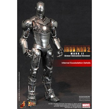 Iron Man 2 Movie Masterpiece Action Figure 1/6 Iron Man Mark II Armor Unleashed 30 cm